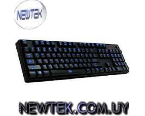 Teclado Thermaltake Ttesports POSEIDON Z Illuminated KB-PIZ-KBBLUS-01 para Gamer